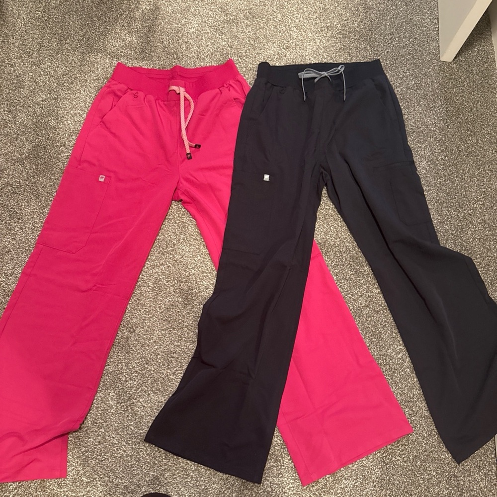 Women's Pink and Black Sweatpants